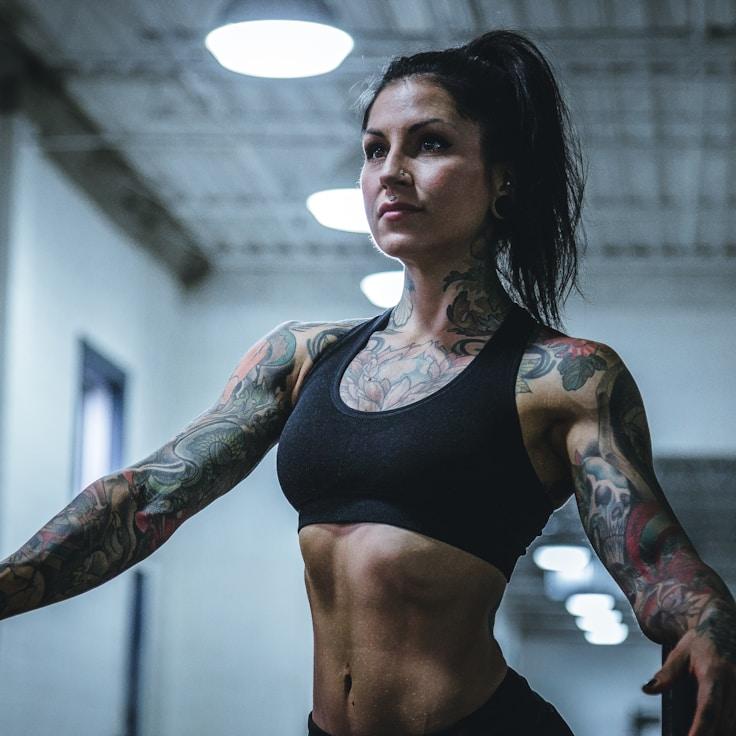 Group fitness class in a modern studio environment